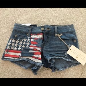 American Flag Shorts